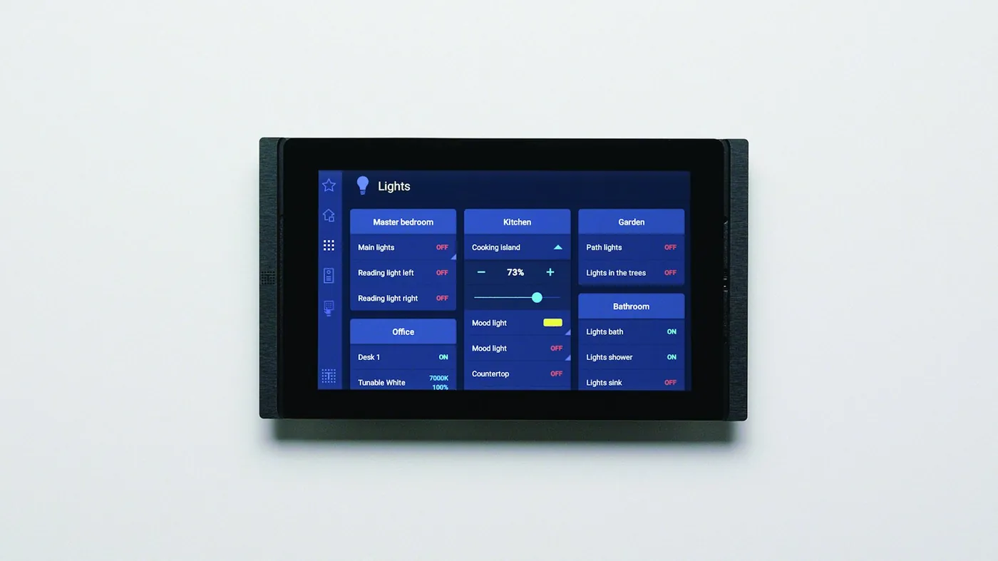 OPUS touch screen, view 4